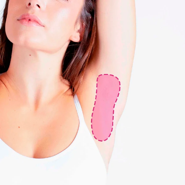 Depilação a laser nas axilas femininas com resultados duradouros, rápidos e praticamente indolores.