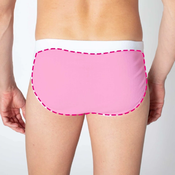 Depilação laser de díodo para glúteos masculinos com remoção duradoura do pelo desde a raiz.